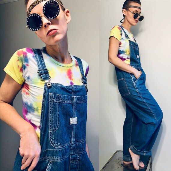 Vintage Denim Overalls| Y2K old Navy overalls, siz