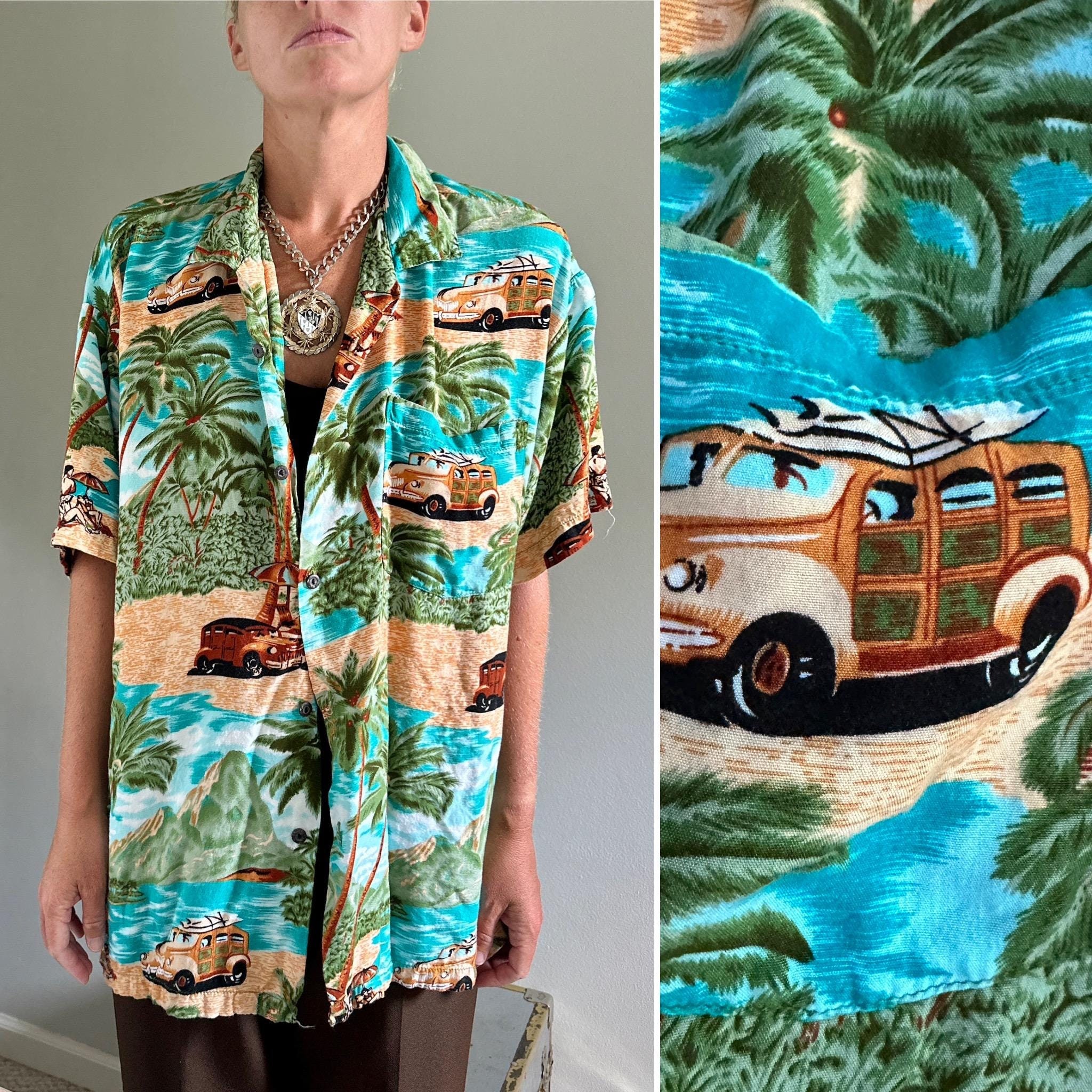 古着 “ Bahama” Hawaiian Shirt Tommy Bahama Vintage Silk Hawaiian Shirt - Etsy