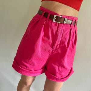 vintage High Waisted Mom Shorts| pleat front mom shorts |  khaki Bermuda shorts