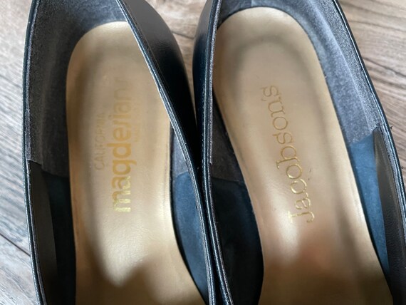 90’s Gold Prism Block Heels Shoes main image 1