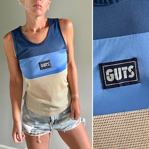 Vintage Knit Tank Top | fishing shirt by guts