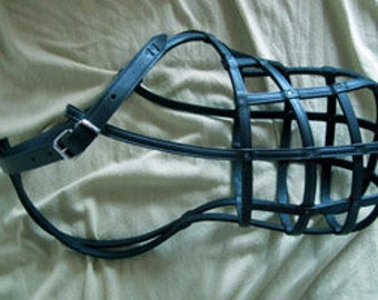 Grate Dane Natural Leather Bespoke Muzzle