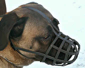 Cane Corso Natural Leather Bespoke Muzzle