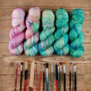 FRIDA  Hand Dyed Yarn Fade Set  (more yarn bases available)