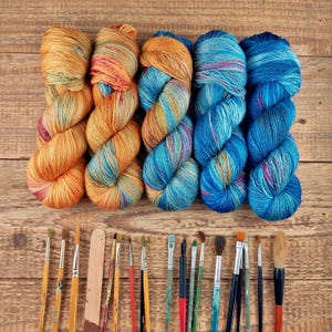 SANDRO  Hand Dyed Yarn Fade Set  (more yarn bases available)