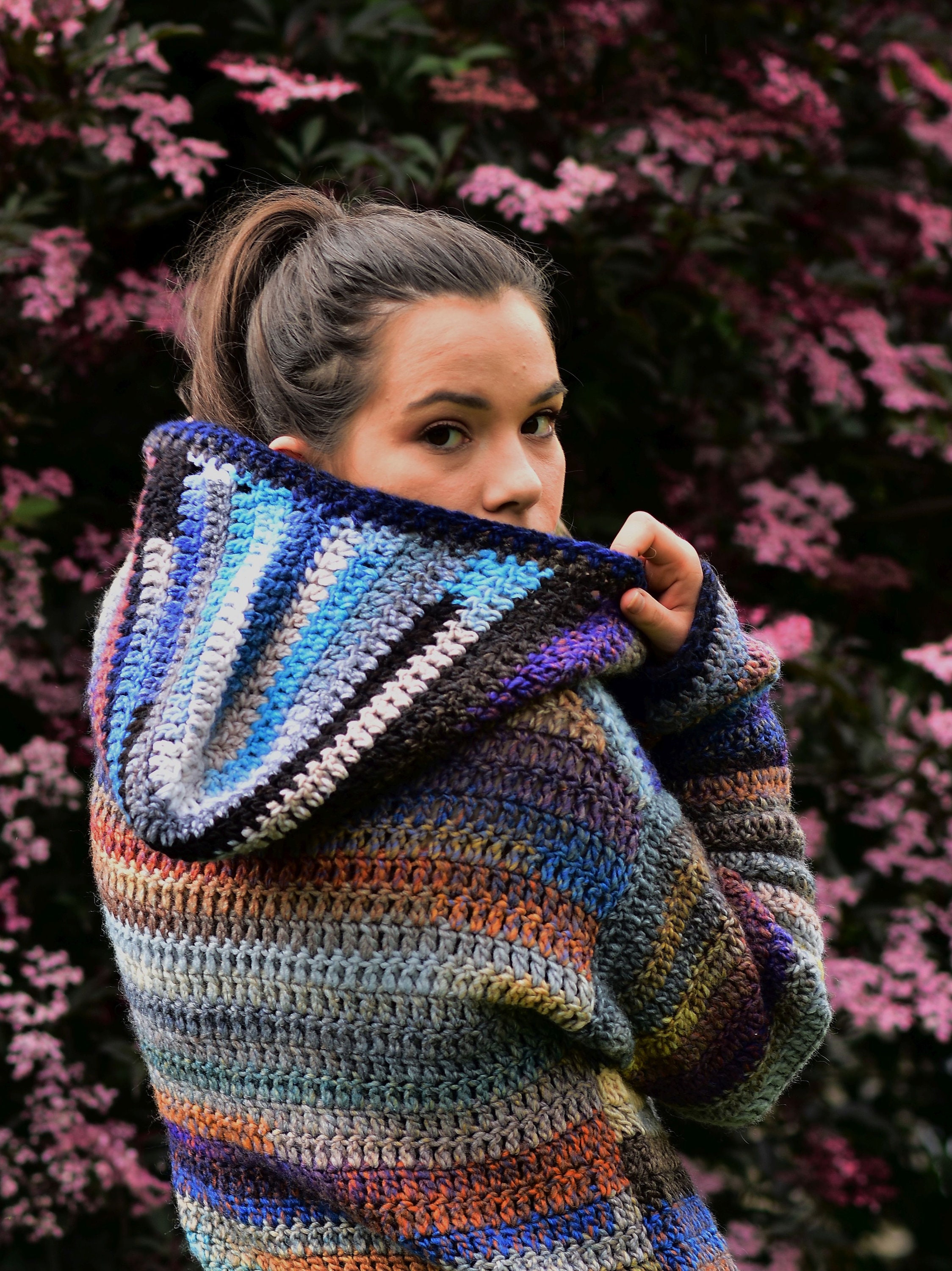 Crochet Pattern for Long Hooded Cardigan ORDINARY DAY - Etsy