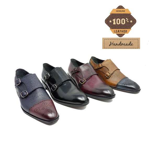 Zep Shoes Oxford Genuine Leather Goodyear Welted Cap Toe Handmade Dress Shoes