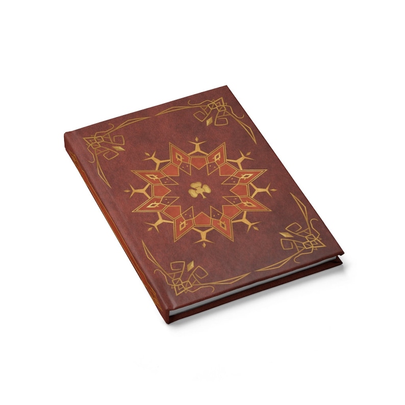 Black Clover Leopold Vermillion Dark Grimoire Journal Blank Etsy