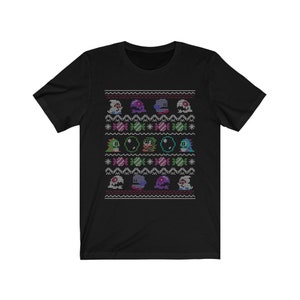 Bubble Bobble Sweater Print Unisex Jersey Short Sleeve Tee