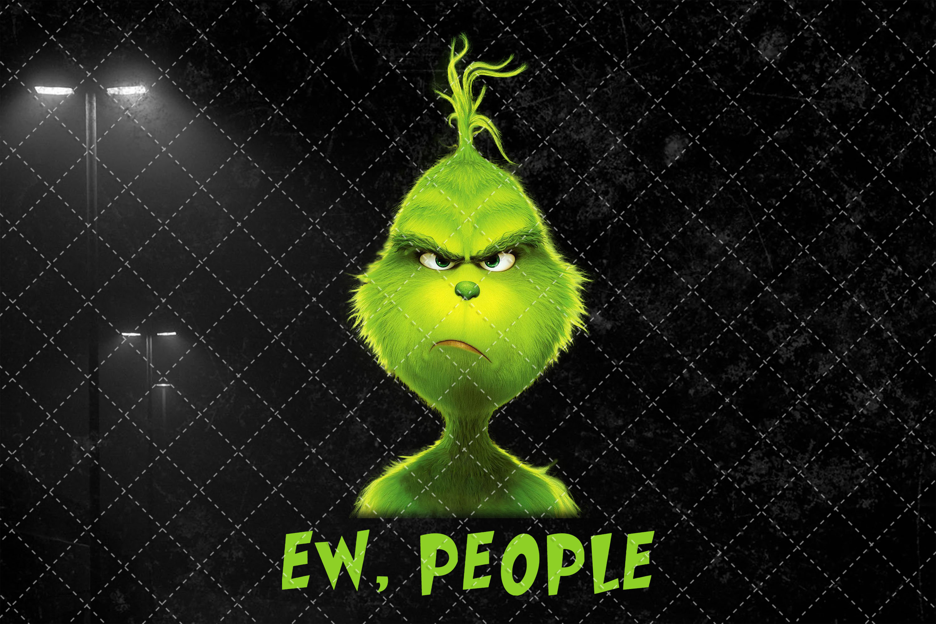 Grinch Ew People Png The Grinch Png Grinch Christmas Png | Etsy