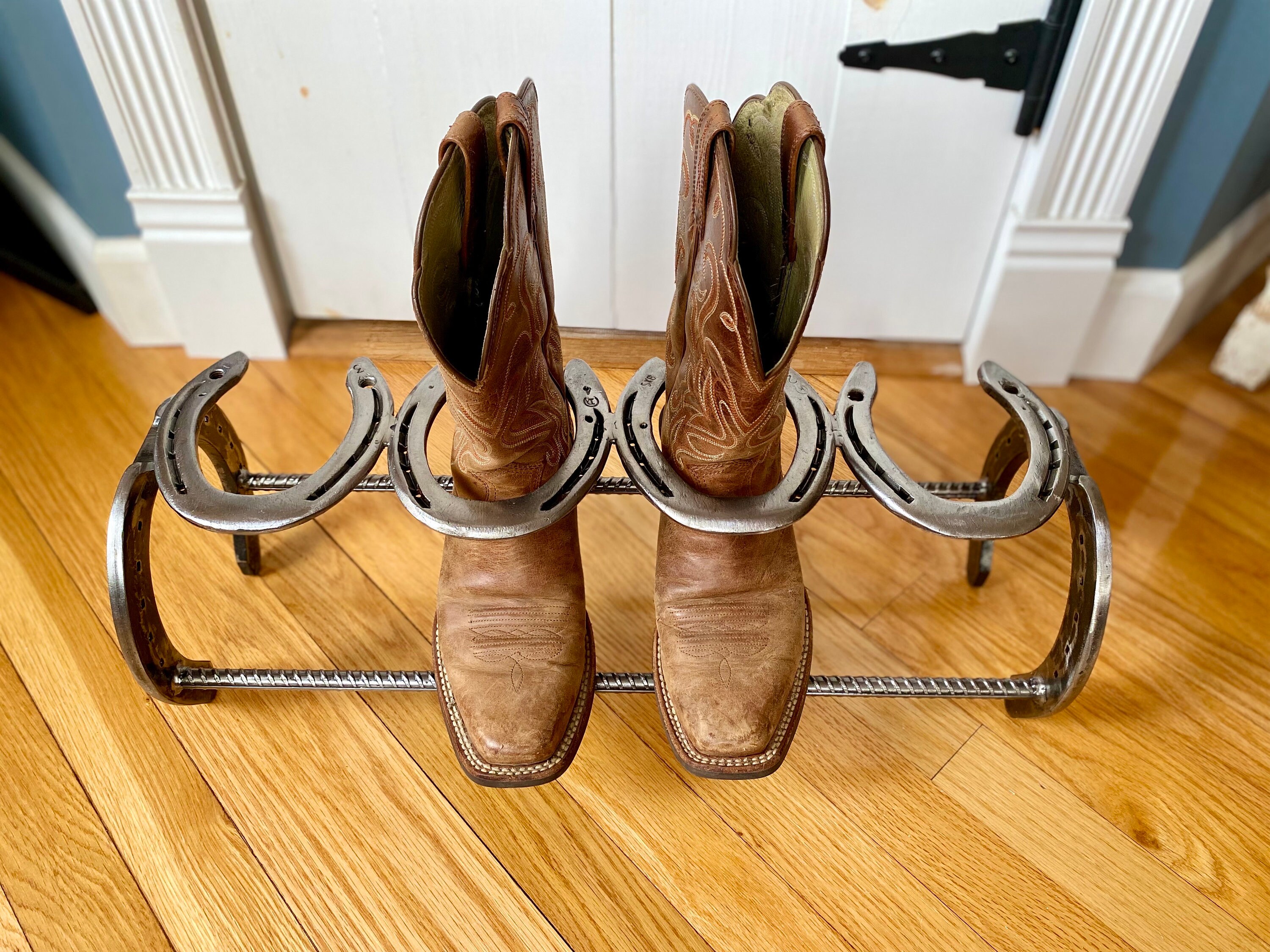 Horseshoe Boot Rack, Mudroom Room, Shoe Rack - Etsy