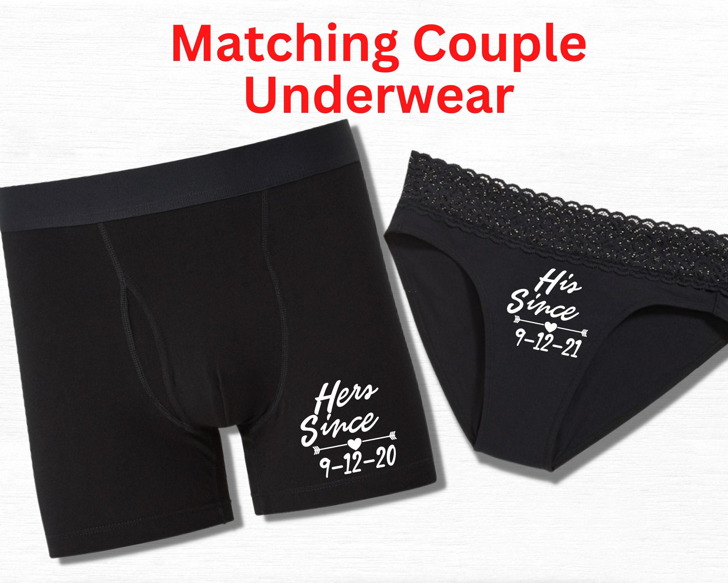 His and Hers Matching Underwear 