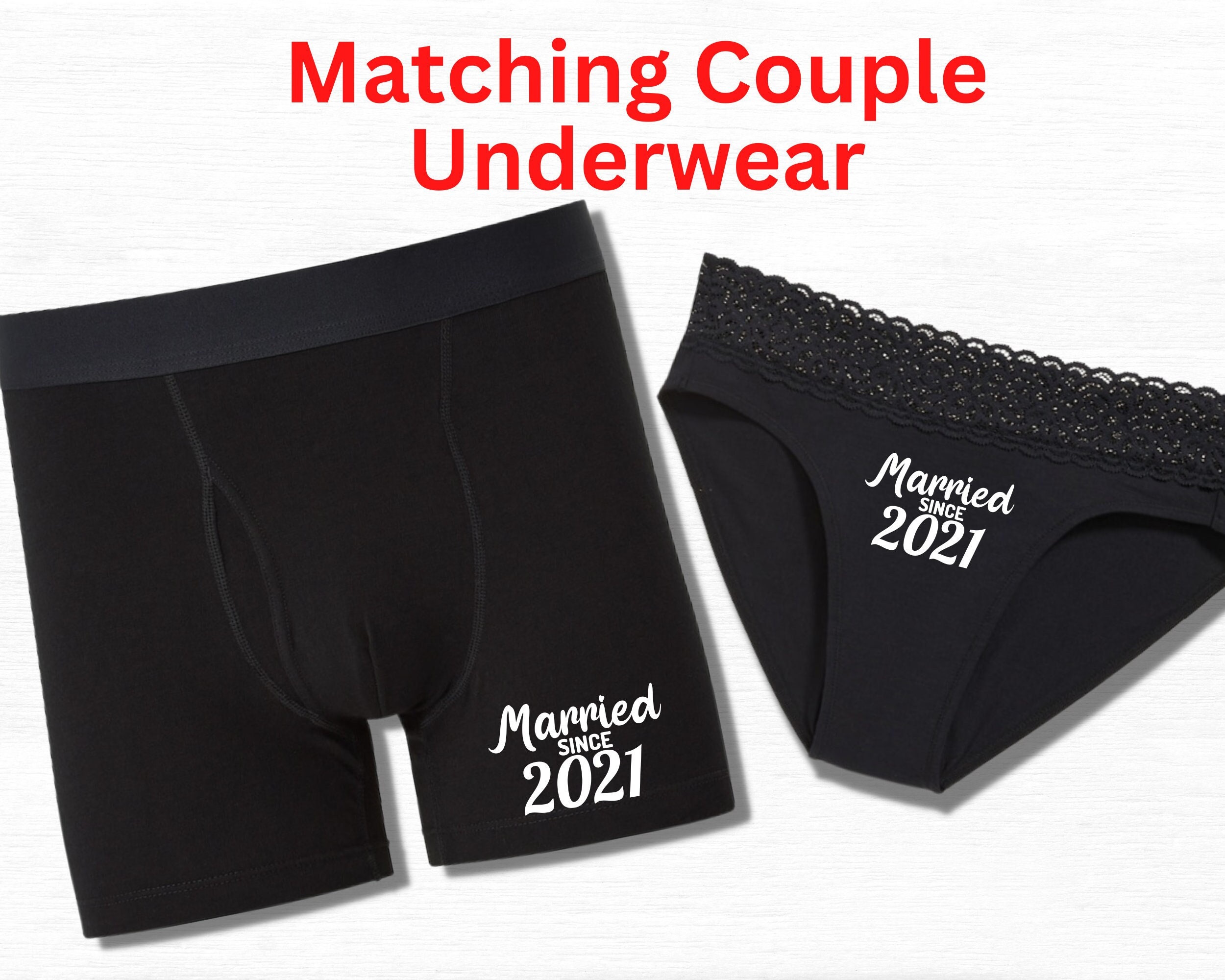 Couples Underwear Valentines Day 