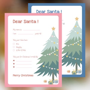 letter to santa / letter to santa template / santa letter template / letters to santa/ letter to santa printable / dear santa letter /