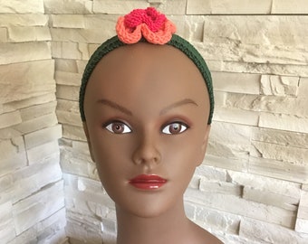 Headband forêt et sa fleur