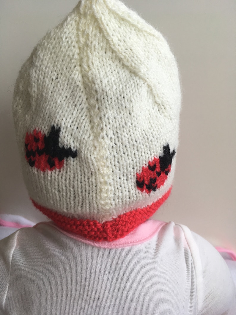 Set layette beanie slippers ladybug shoes 3-6 months ON COMMANDE