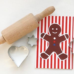 Postkarte Lebkuchenmann Advent Weihnachten