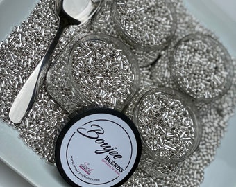 Silver Metallic Sprinkles (Dragees)