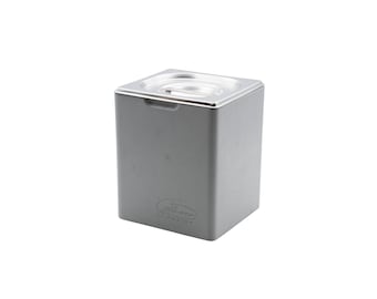 Organic compost bin made of concrete and stainless steel Trash can container compost bin toilet waste compost