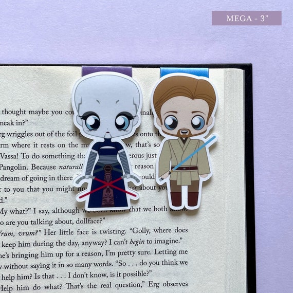 Buy Obi-wan and Ventress obitress Magnetic Bookmarks: Nightsister, Sith,  and Jedi Clip Bookmarks Online in India 
