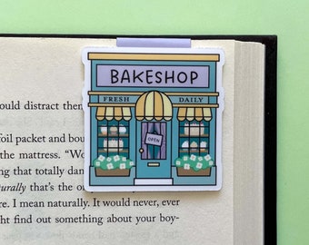 Bakery Magnetic Bookmark | Book Lover Gifts | Bake Shop | Cute Bookmark | Bookish Merch | Baker Gifts | Recipe Books | Cook Books | Sweets