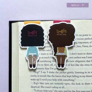 Viv and Tandri Magnetic Bookmark Set inspired by Legends & Lattes: Cute Fanart Bookmarks inspired by an Orc, Succubus, and their Coffee Shop image 3