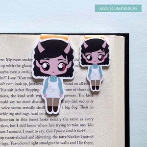 Viv and Tandri Magnetic Bookmark Set inspired by Legends & Lattes: Cute Fanart Bookmarks inspired by an Orc, Succubus, and their Coffee Shop image 8