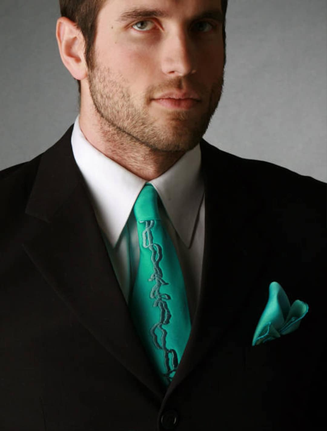 personalised silk tie