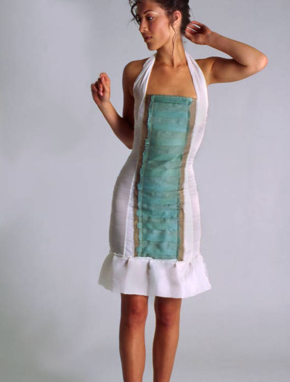 stretch silk dress