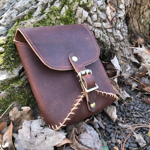Adventurer Leather Side Pouch NEW!