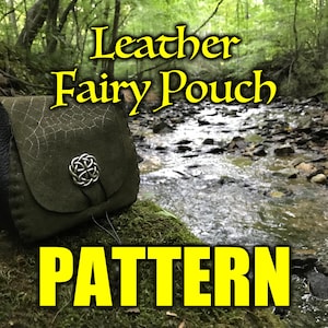Feen Beutel aus Leder MUSTER
