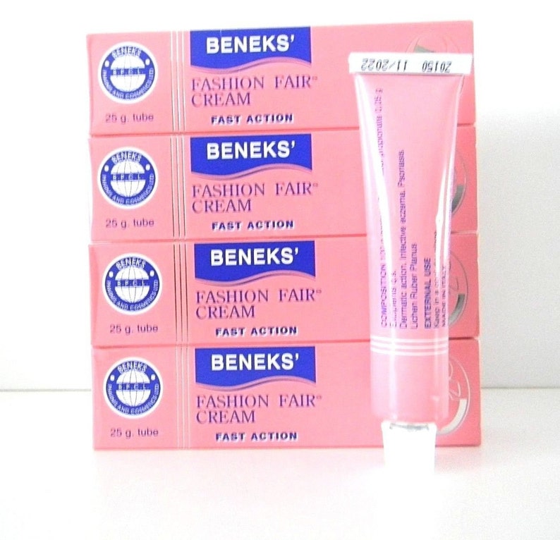 Authentic Beneks' Fashion Fair Cream Fast Action 4 Pack Etsy
