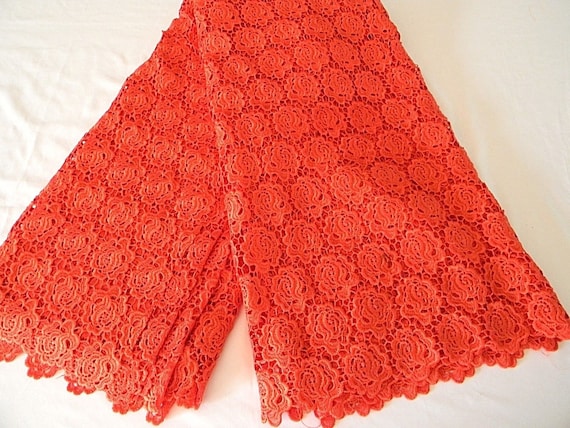 Tissu dentelle guipure dentelle tissu africaine / / / nigérian cordon dentelle / Africain mariage dentelle dentelle/Guipure cordon rouge motif Floral / 5Yards /G009 8af151 Tissu dentelle guipure dentelle tissu africaine / / / nigérian cordon dentelle / Africain mariage dentelle dentelle/Guipure cordon rouge motif Floral / 5Yards /G009 8af151