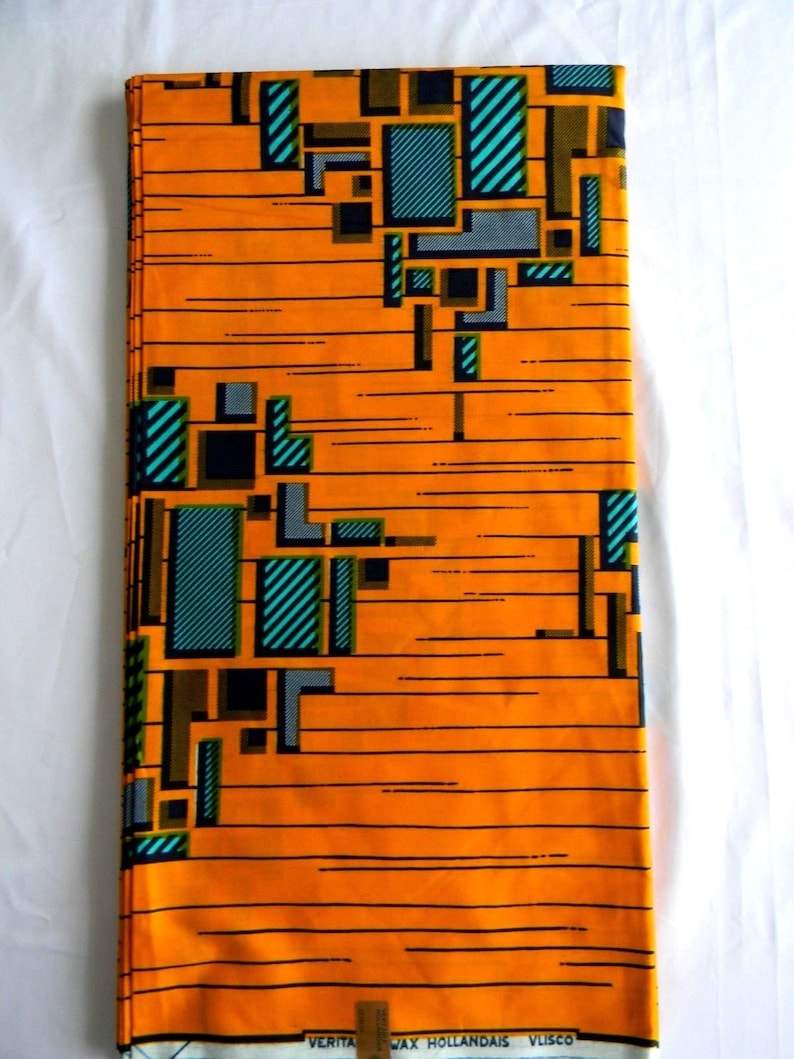 Vlisco Authentic Wax Hollandaise 6 Yards HH13 Pagnes Africaine Dutch Block Wax Print African Wax Print Wax Fabric For African Outfits