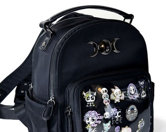 The Triple Moon - Ita Backpack - Pin Display - Free Insert - Ita Bag Backpack