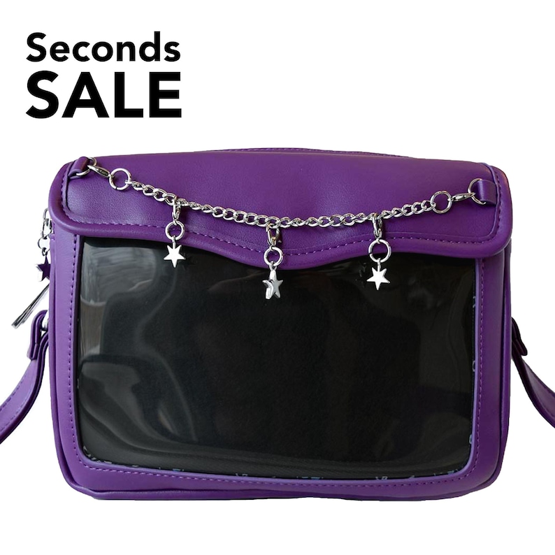 Seconds Sale | Purple Ita Bag Crossbody Purse | The Chain Kusari 