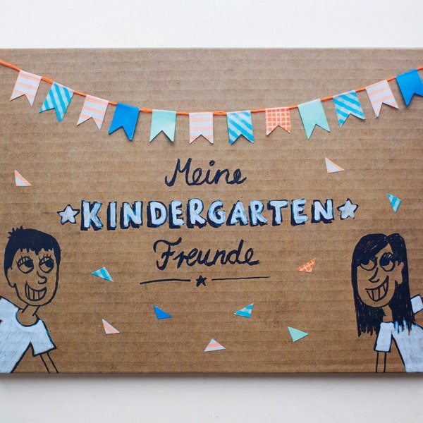 Freundebuch A4 – Meine Kindergartenfreunde