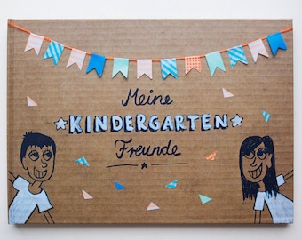 Freundebuch A4 – Meine Kindergartenfreunde