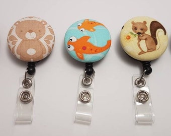 retractable id badge holder work badge glasses badge holder etsy