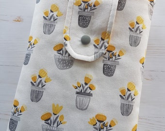 Book sleeves, flower pots, small size, fit paperbacks and hardcover books, tablets
