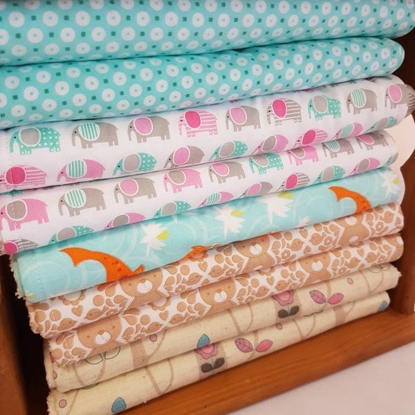 baby burp cloths, large size, baby shower gift
