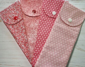 Travel cutlery pouch, toothbrush pouch, pencil case, reusable and plastic free