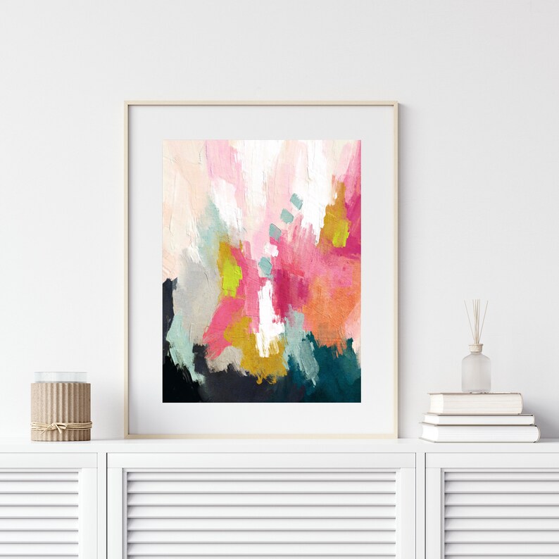 Colorful Abstract Art Printable Wall Art Painting Downloadable Art Minimalist Bold Colorful Print Modern Painting Contemporary Wall Art image 8