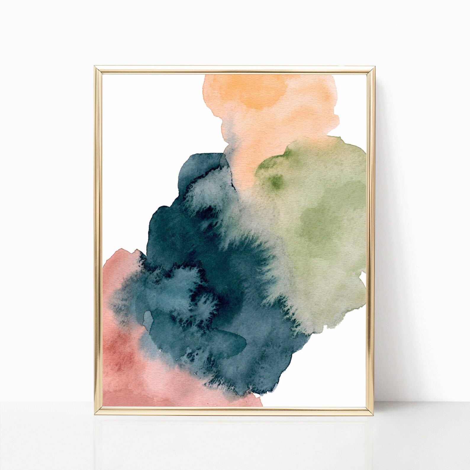 Watercolor Abstract Printable Art Modern Abstract Printable - Etsy