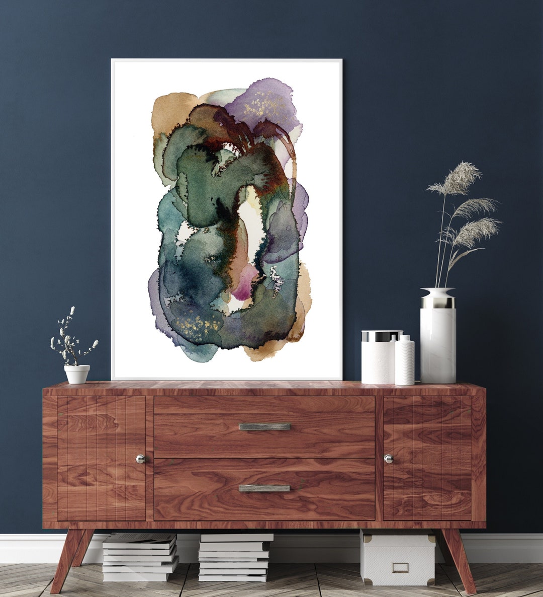 Watercolor Abstract Printable Wall Art Download Instant Art - Etsy