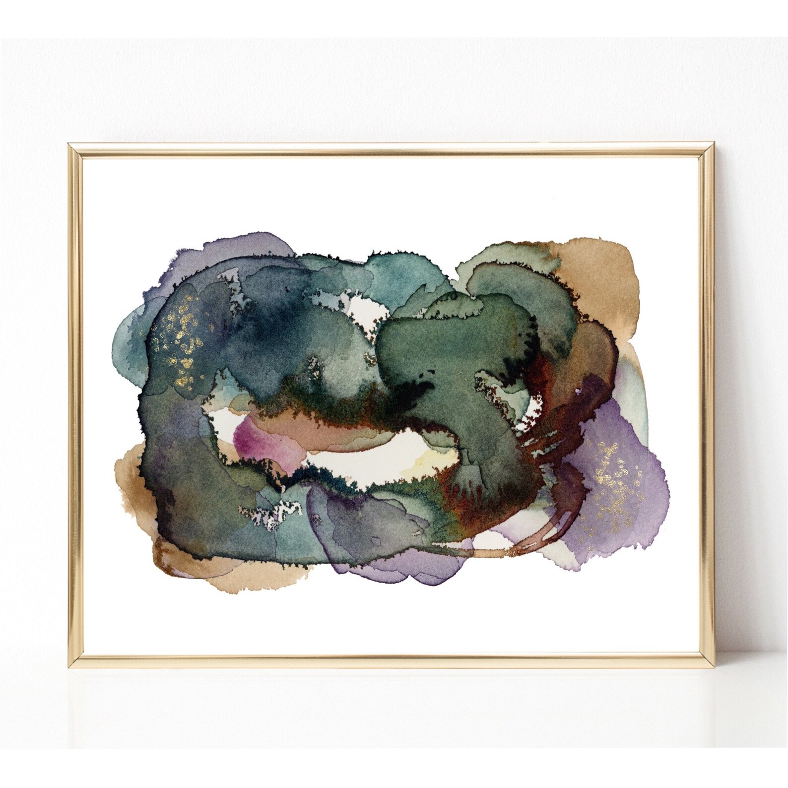 Watercolor Abstract Printable Wall Art Download Instant Art - Etsy