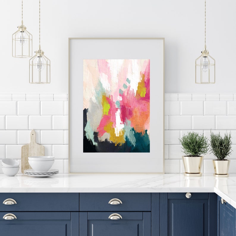 Colorful Abstract Art Printable Wall Art Painting Downloadable Art Minimalist Bold Colorful Print Modern Painting Contemporary Wall Art image 4