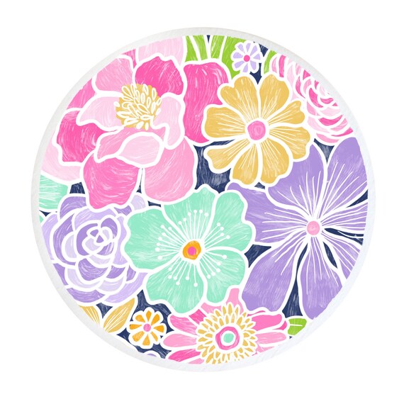 Flower Knob Drawer Knobs Tropical Drawer Knobs Drawer Girls Etsy