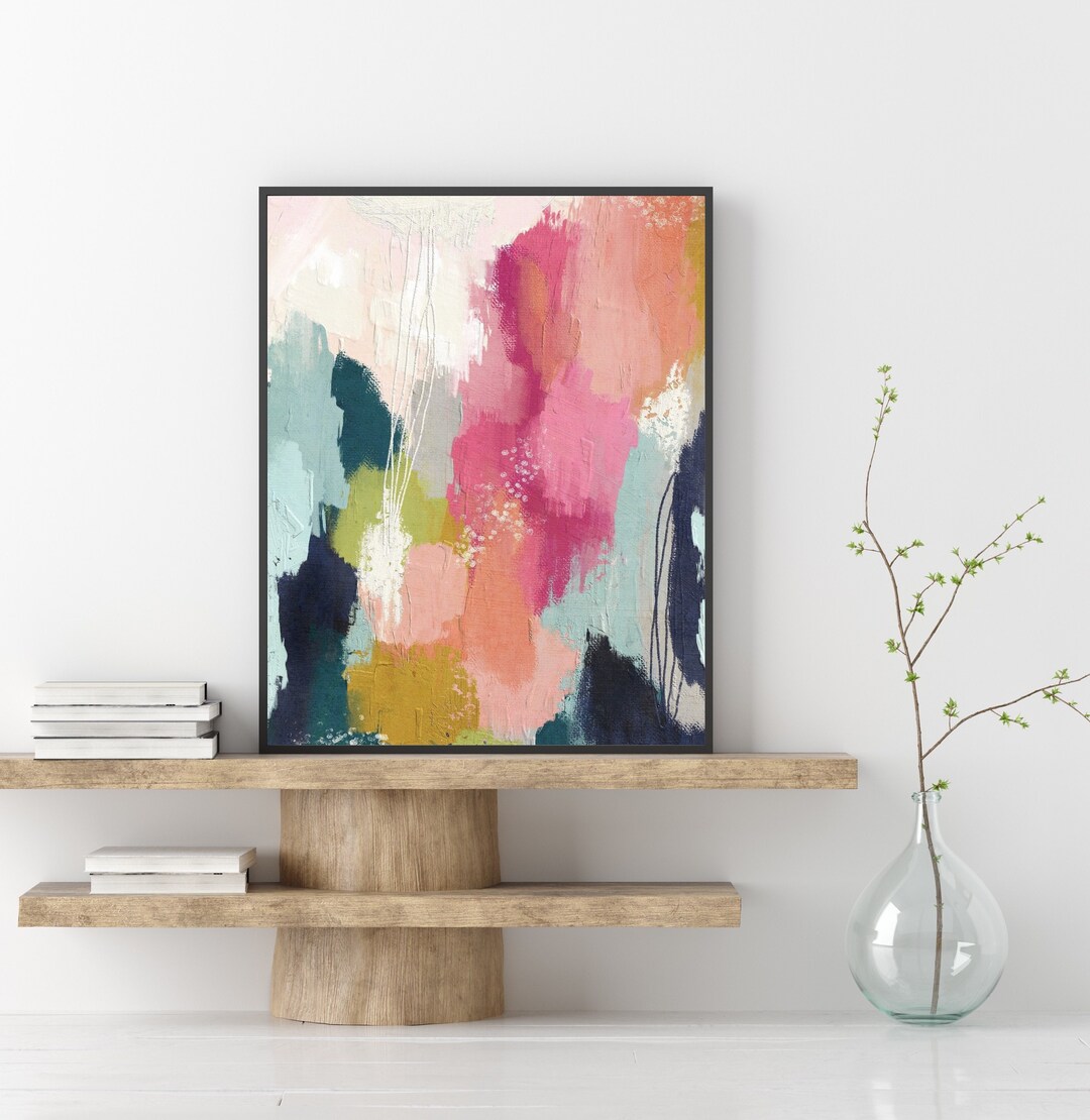 Colorful Abstract Art Printable Wall Art Painting Downloadable Art ...