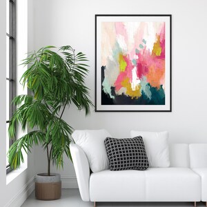 Colorful Abstract Art Printable Wall Art Painting Downloadable Art Minimalist Bold Colorful Print Modern Painting Contemporary Wall Art image 7